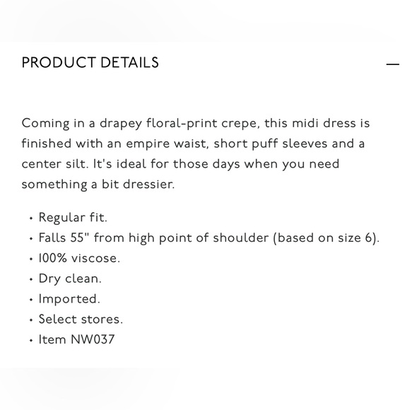 Puff-Sleeve Empire Maxi Dress Madewell Sz 2 - Picture 7 of 7